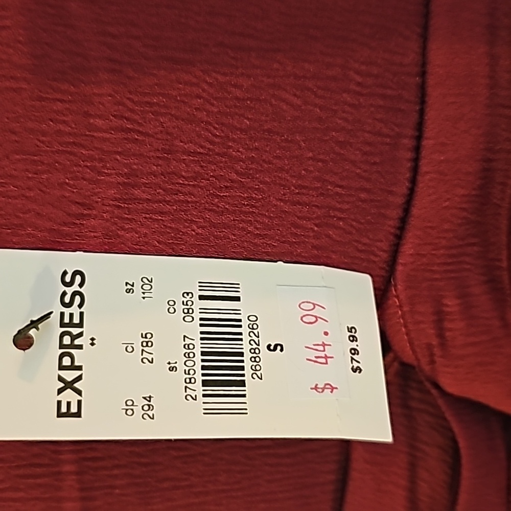 Women's express cocktail dress. Small, red